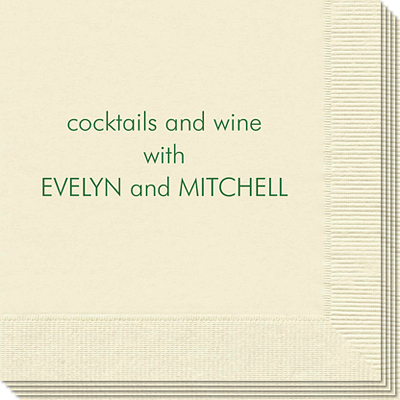 Your Personalized Cocktail Napkins